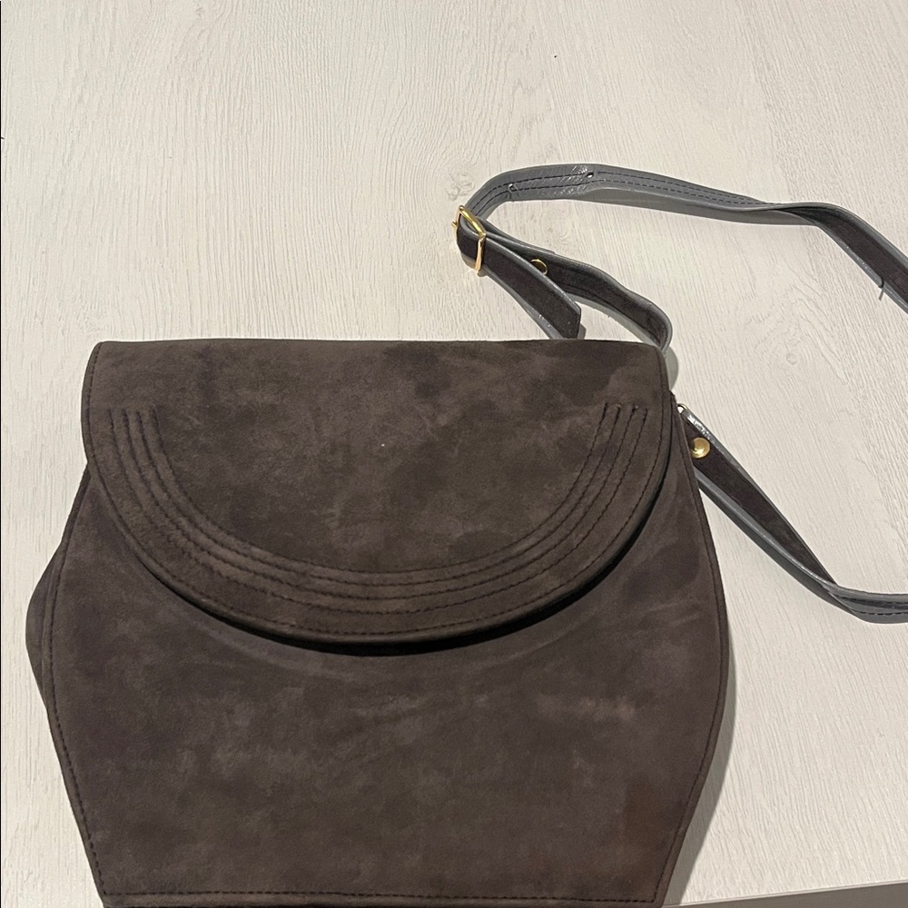 Sophisticated Dark Brown Crossbody Bag